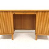 Scandinavian elm desk, Swedish Modern, Sweden, 1940