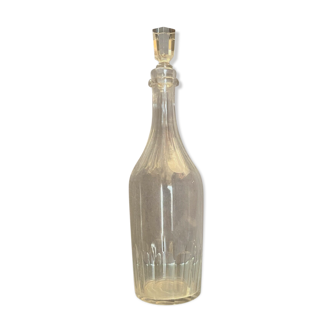 Carafe à eau bouteille en cristal taillé XIXe Napoléon III