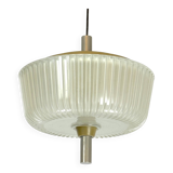 Seguso, Art Deco glass and metal chandelier from 40s