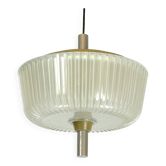 Seguso, Art Deco glass and metal chandelier from 40s