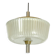 Seguso, Art Deco glass and metal chandelier from 40s