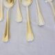 6 Christofle Art Deco Style Silver Plated Soup Spoons 2106255
