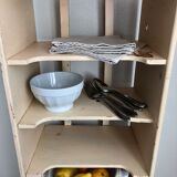 Patinated locker Cabinet