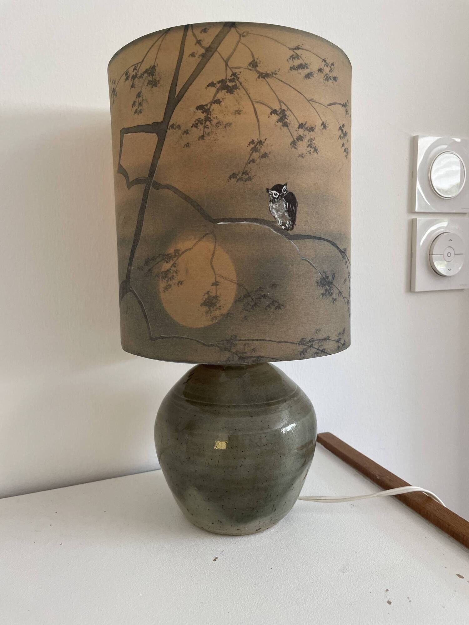 Lampe en grès signée Denis Avonts