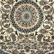 Persian Oriental Carpet NAÏN Wool and Silk: 3.20 X 2.10 Metres "Sardje Gallery"
