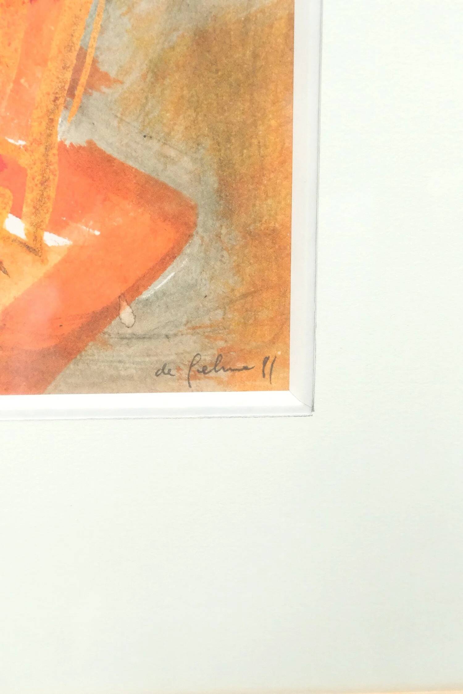 Watercolor on paper signed, 1981