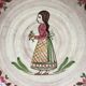 Lot 2 plates decoration characters