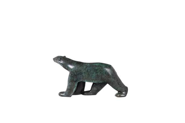 François Pompon. “Polar Bear,” bronze, 2006 print.