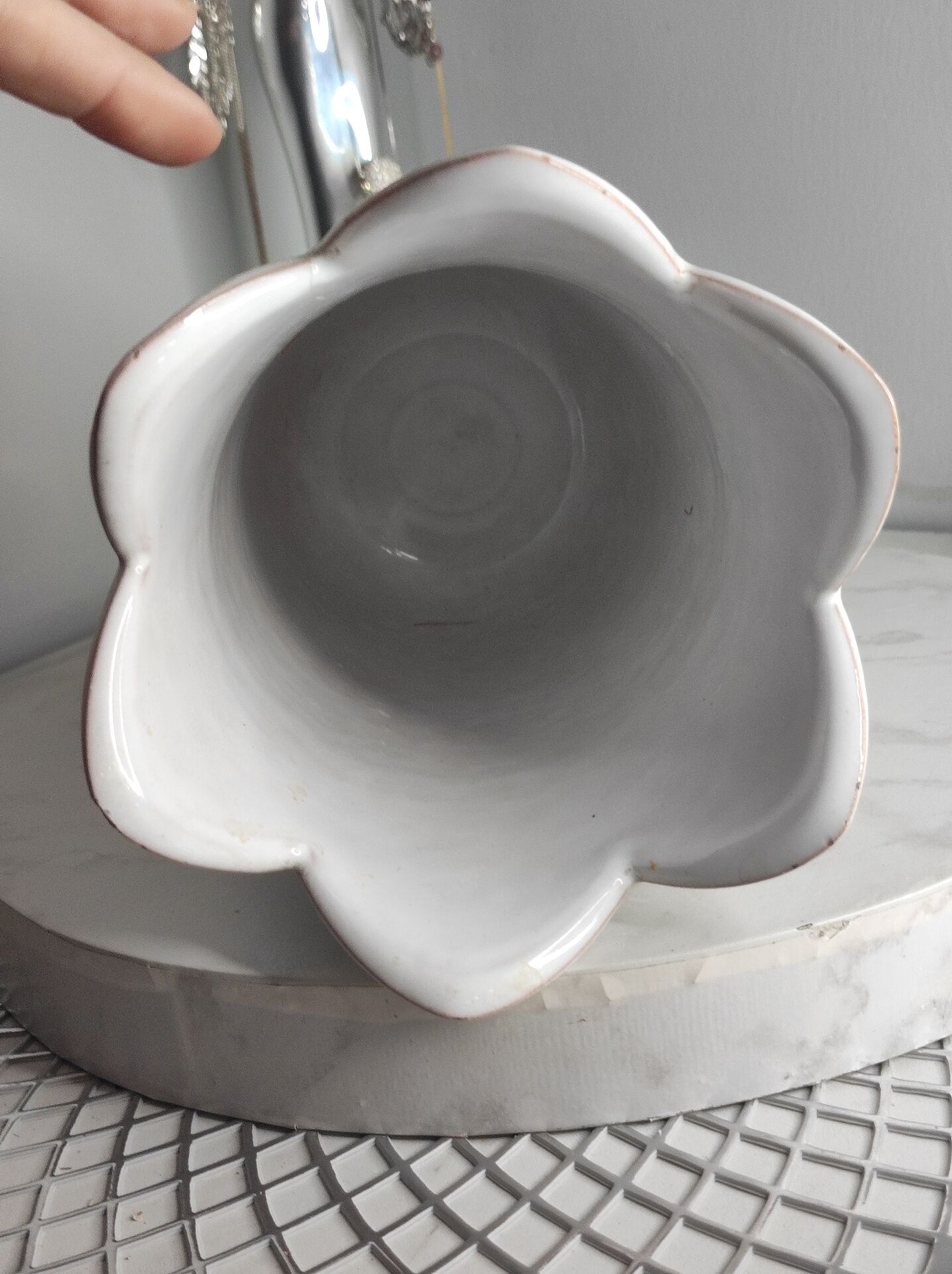 Vase forme de fleur