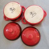 Two stoneware casseroles - maïte