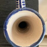 Domingo Punter Blue Ceramic Pitcher, 1983