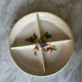 Dish with slip compartments