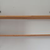 Rattan wall shelf
