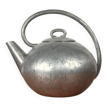 Théière décorative en étain moderne du milieu du siècle de Skurdal Pewter, années 1960