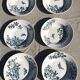 6 Badonviller soup plates Jasmin model
