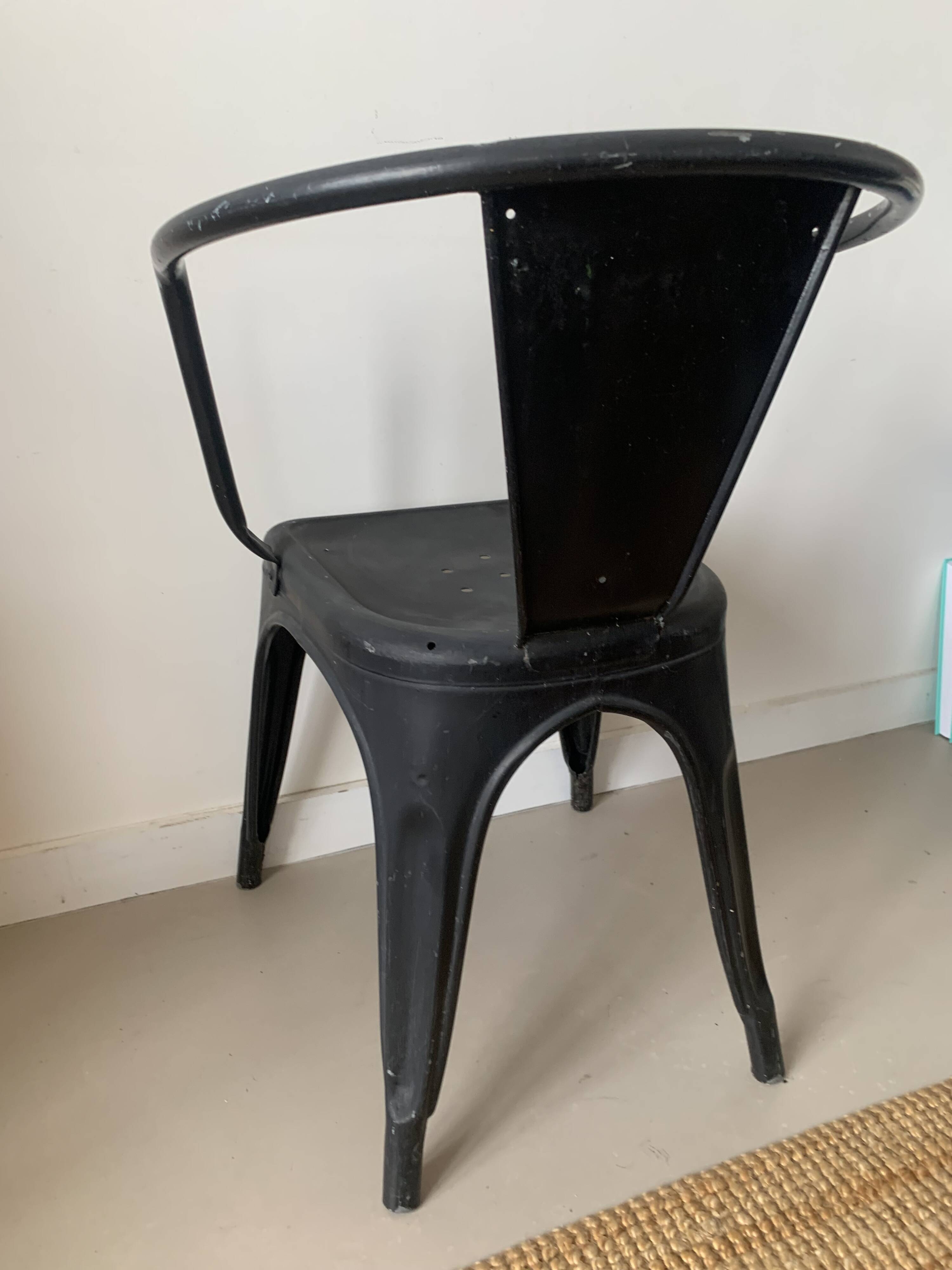 Lot de 3 fauteuils type TOLIX A56