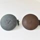 A set of two ph 4.5 copper wall lamps by poul henningsen for louis poulsen, denmark 1980s.