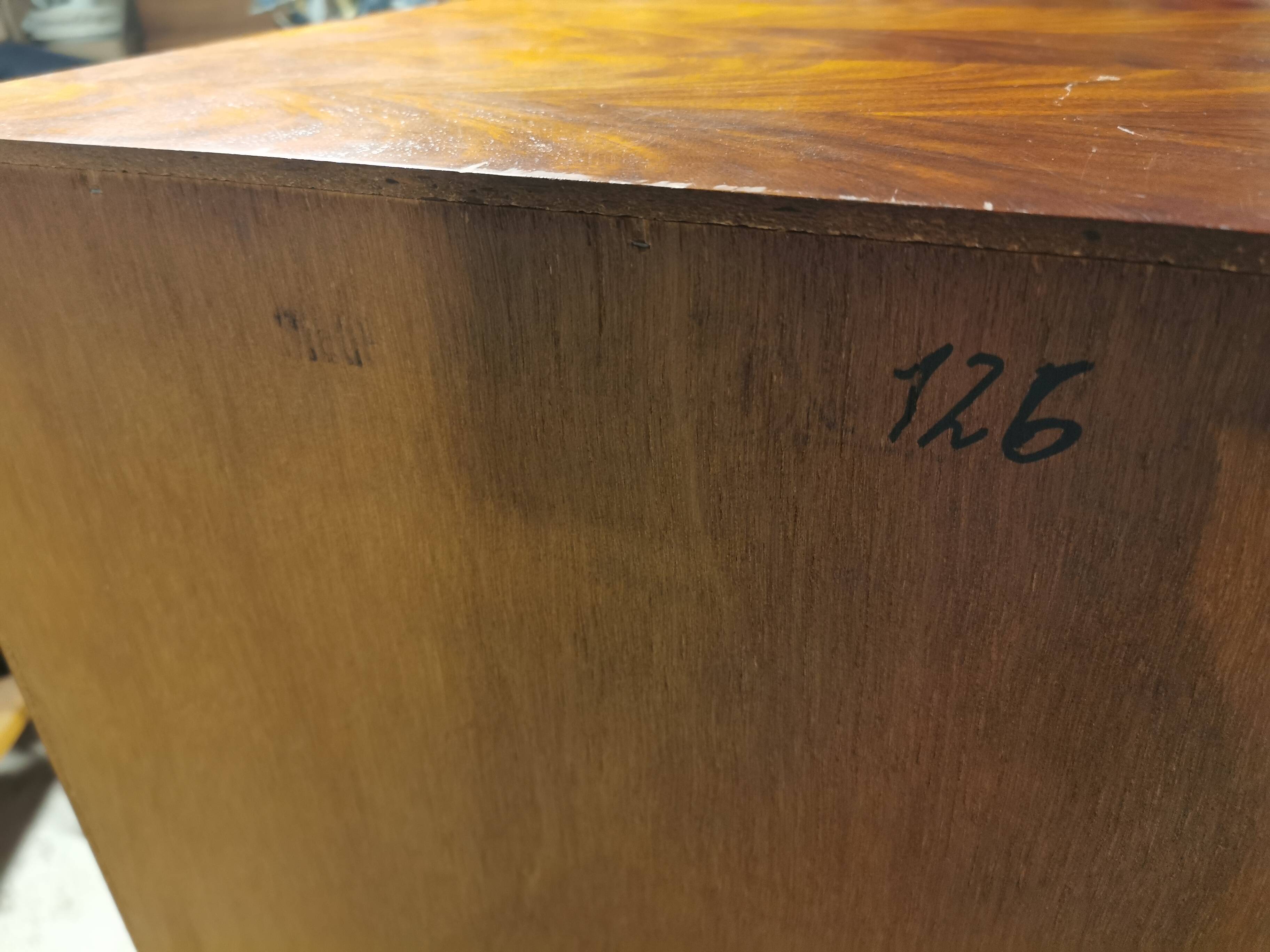 Meuble scandinave vintage chiffonnier teck Arne Wahk Iversen