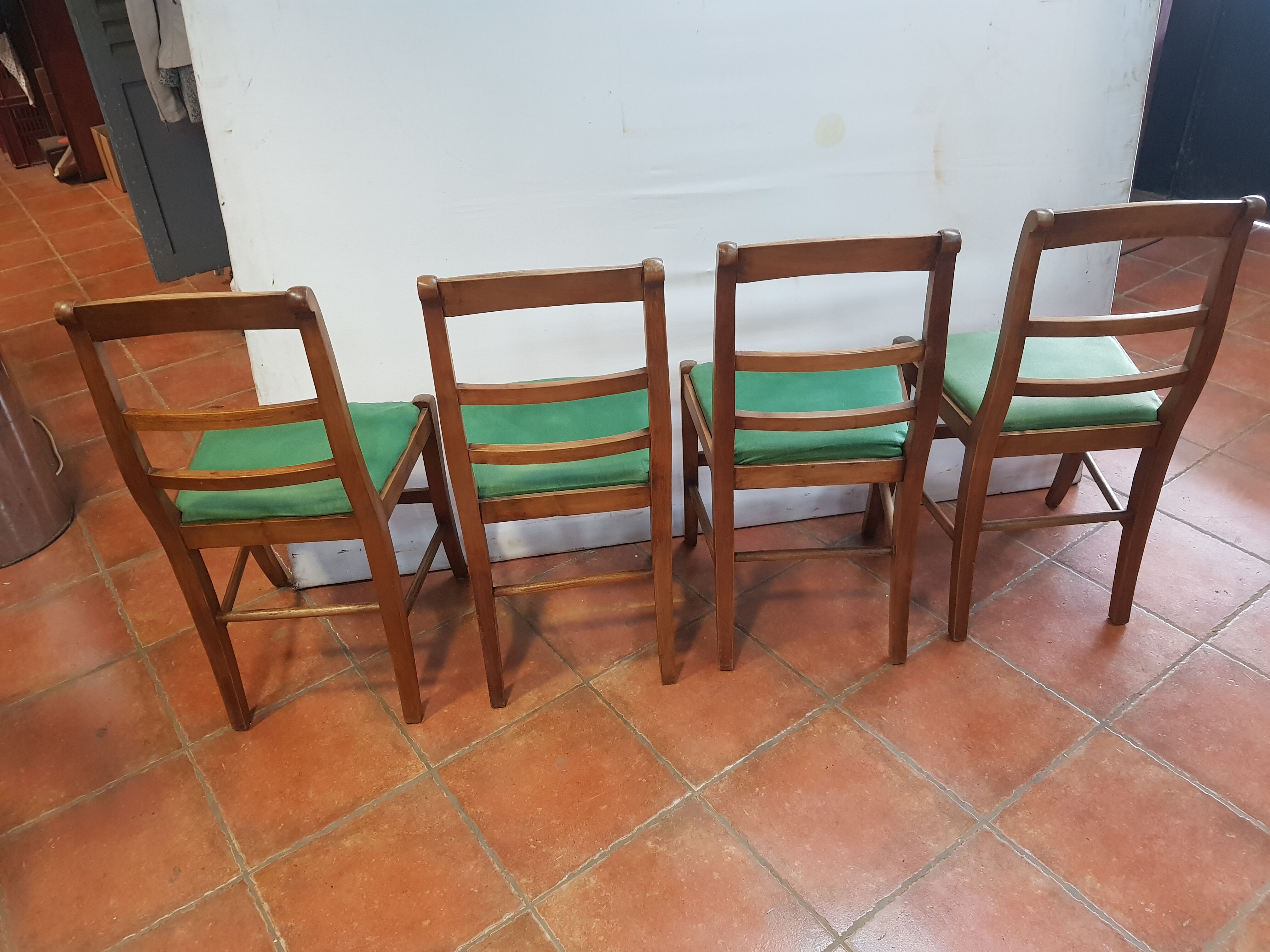 4 Louis-Philippe-style chairs in cherry