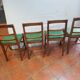 4 Louis-Philippe-style chairs in cherry