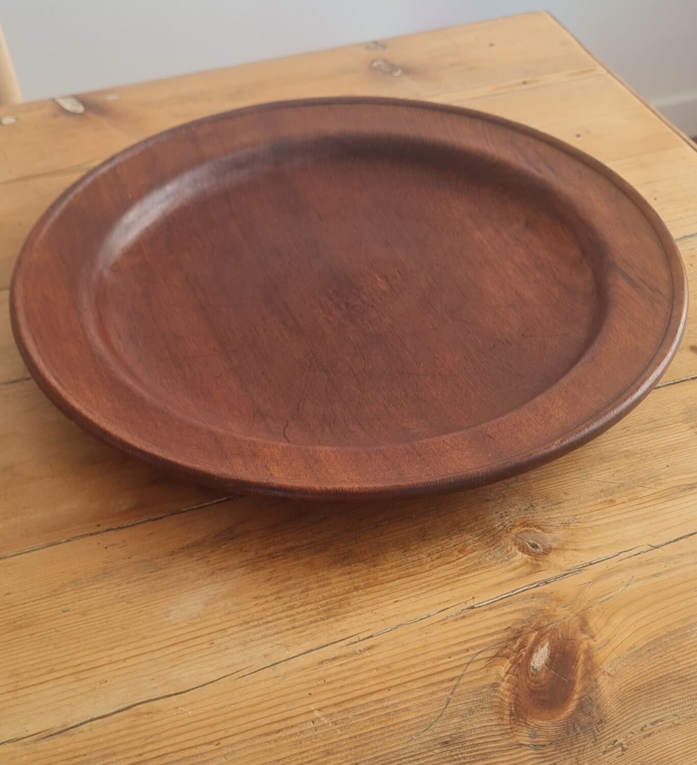 Solid teak top