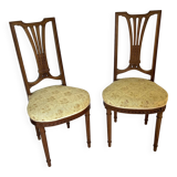 Pair of Louis XVI style side chairs