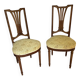Paire de chaises d'appoint sstyle Louis XVI