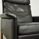 Leather armchair, high model d500 by Hans Olsen for CS Møbler Glostrup Denmark 1960s