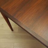 Table en palissandre, design danois, années 1970, production : Danemark