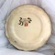 Decorative plate earthenware of Salins France decoration of Aligne
