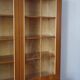 60's glass bookcase