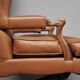 Chaise de bureau en cuir par Fior, 1980