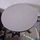 Table bistro / table d'appoint circulaire Eames Vitra Miller avec base contract, années 1960