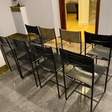 8 chaises "101"  spaghetti par Giandomenico Belotti, Alias