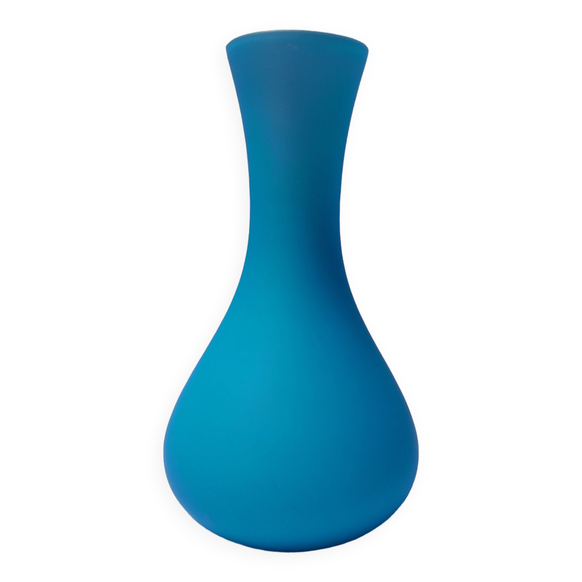 Murano Vase by Carlo Moretti - Florence Opaline sky blue - 70s