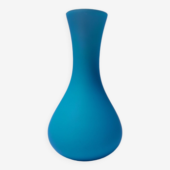 Murano Vase by Carlo Moretti - Florence Opaline sky blue - 70s