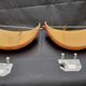 Pair of Art Deco sconces in glass paste