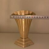 Beige shell vase