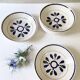 9 soup plates by Toy-Riont, Salins earthenware