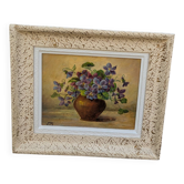 Tableau ancien de fleurs