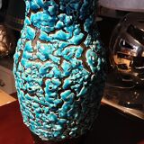 Turquoise blue vintage pitcher