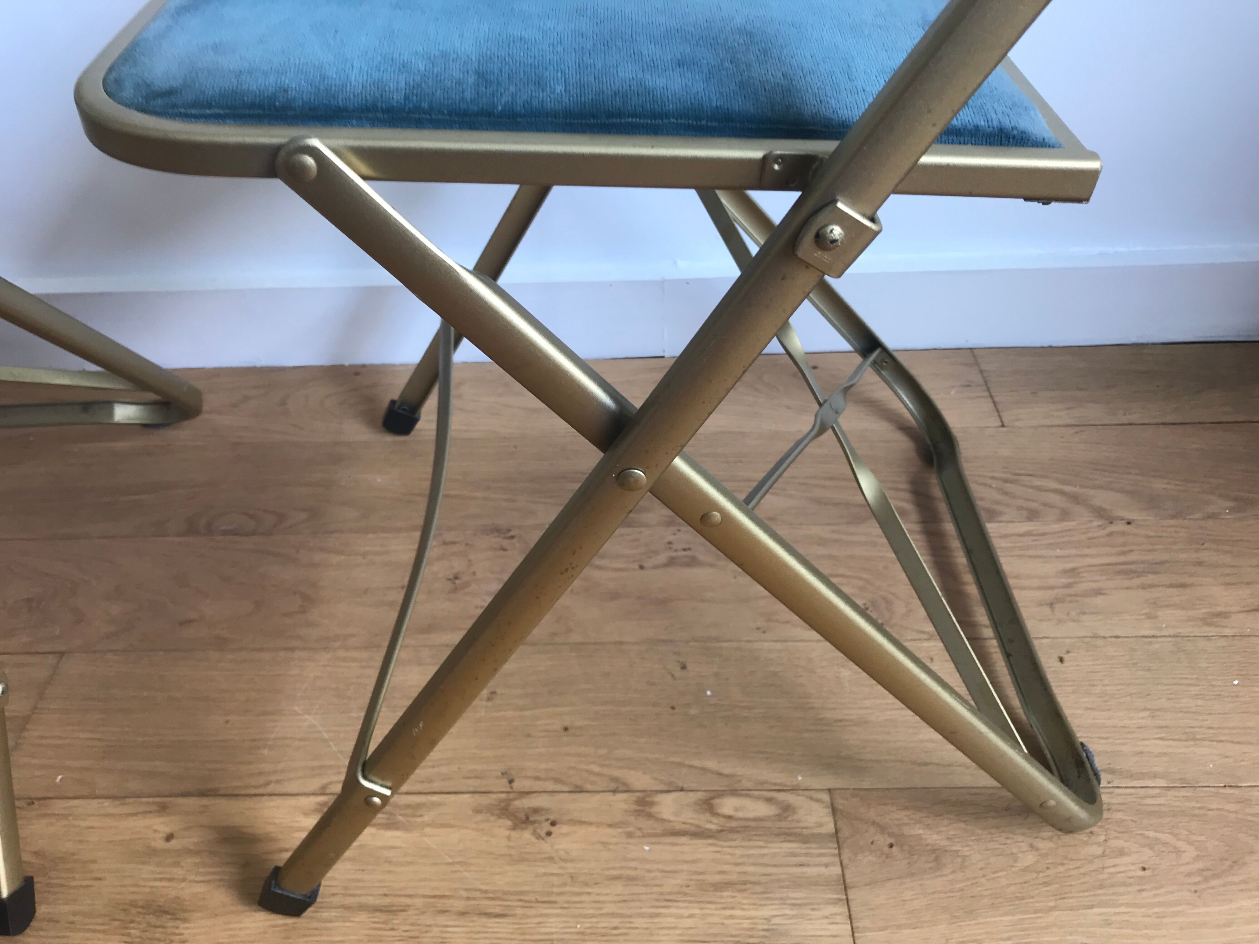 Pair of folding chairs