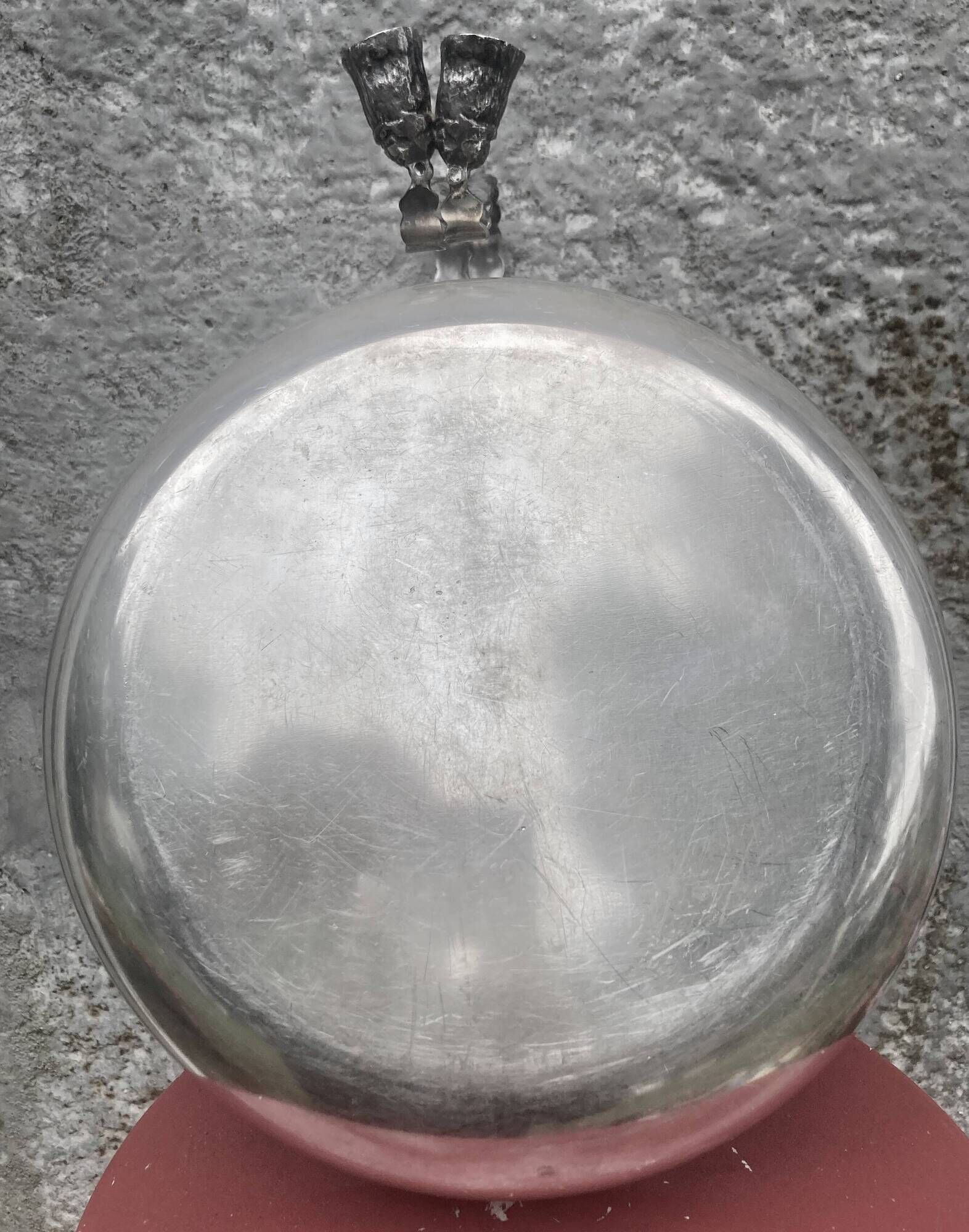 MARIA PERGAY pompom centrepiece 1970s chic design silver-plated
