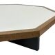 Vintage coffee table octagon design 1970s wenge octagon