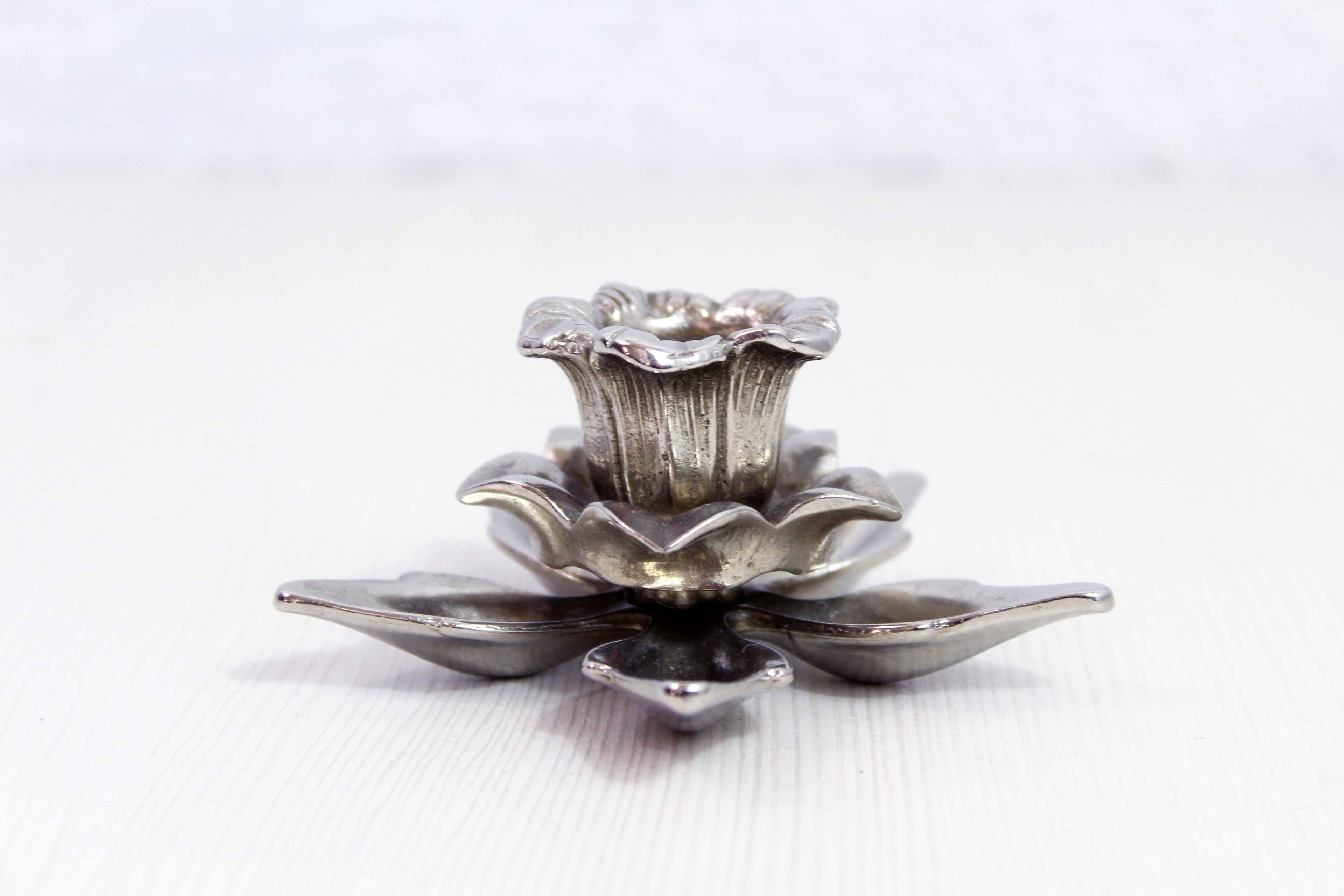 Vintage floral candle holder