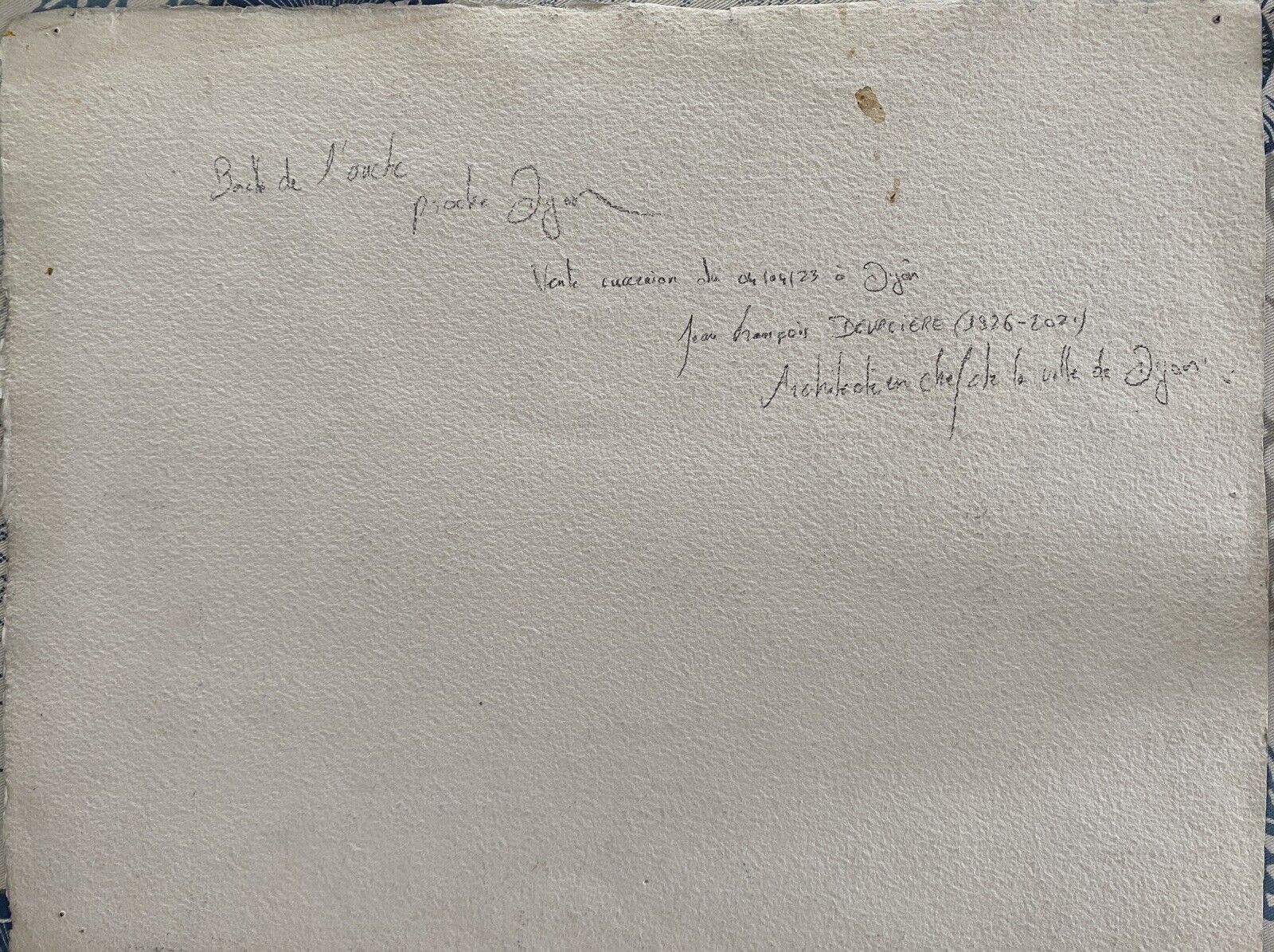Painting "edge of the ouche" (côte d'or) jean-francois devaliere (1926-2021)