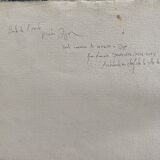 Painting "edge of the ouche" (côte d'or) jean-francois devaliere (1926-2021)