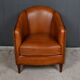 Pair of Solange club armchairs in sheepskin leather – reproduction