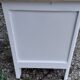 Parisian sideboard 1 door 1 drawer white and raw wood