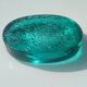 Kosta Boda art ashtray solid glass emerald circa 1970